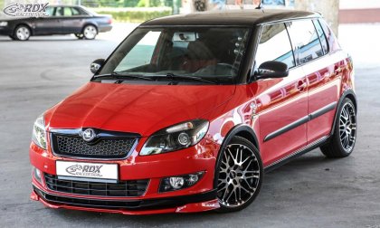 Přední spoiler pod nárazník RDX VARIO ŠKODA Fabia II 5J 2010- Monte Carlo