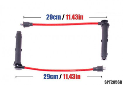 Przewody zapłonowe PowerTEC LAND ROVER FREELANDER ROVER 25 45 75 1.4-1.8L Czerwone