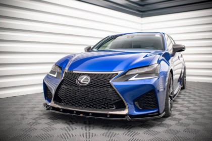 Spojler pod nárazník lipa V.1 Lexus GS F Mk4 Facelift černý lesklý plast