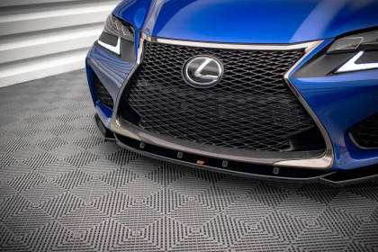 Spojler pod nárazník lipa V.2 Lexus GS F Mk4 Facelift černý lesklý plast