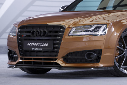 Spoiler pod přední nárazník CSR CUP pro Audi S8 / S8 Plus D4 (Typ 4H) - černý matný