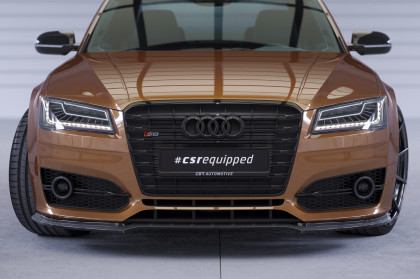 Spoiler pod přední nárazník CSR CUP pro Audi S8 / S8 Plus D4 (Typ 4H) - černý matný