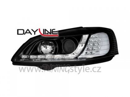 Přední světla Devil Eyes Opel Astra G 98-04 LED blinkr černá