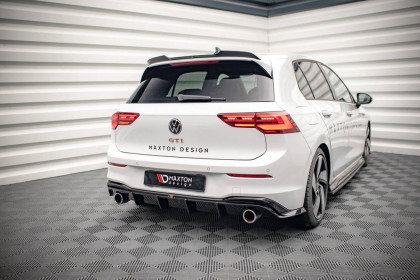 Difuzor zadního nárazníku Volkswagen Golf 8 GTI černý lesklý plast