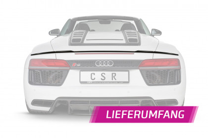 Křídlo, spoiler zadní CSR pro Audi R8 (4S) Spyder - černý lesklý