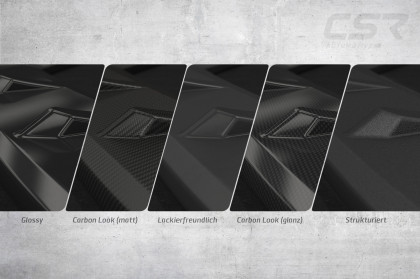 Křídlo, spoiler zadní CSR pro Audi Q2 - carbon look matný