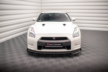 Spojler pod nárazník lipa + Flaps Nissan GTR R35 Facelift carbon look