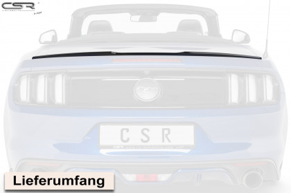 Křídlo, spoiler zadní CSR pro Ford Mustang VI 14-17 - černý matný