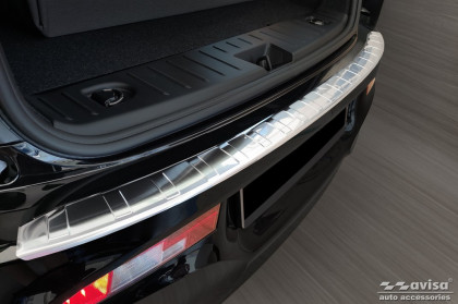 Nerezová ochranná lišta zadního nárazníku BMW  i3 (i01) FL2017- stříbrná