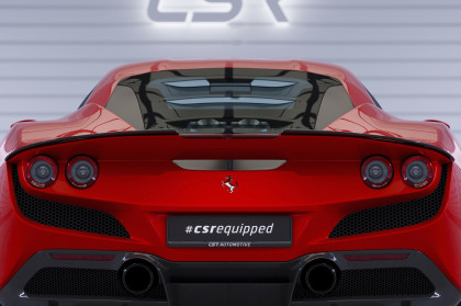 Křídlo, spoiler zadní CSR pro Ferrari F8 Tributo / Spider - černý matný