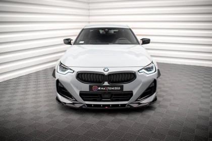 Spojler pod nárazník lipa V.2 BMW 2 Coupe M-Pack / M240i G42 carbon look