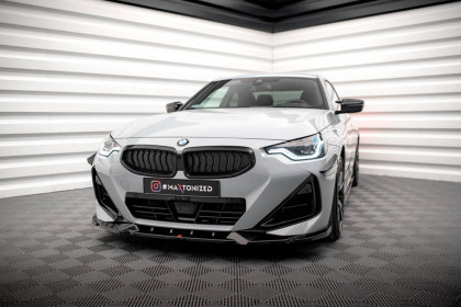 Spojler pod nárazník lipa V.2 BMW 2 Coupe M-Pack / M240i G42 carbon look