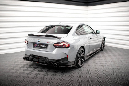 Splittery zadní boční V.2 BMW 2 Coupe M240i G42 černý lesklý plast