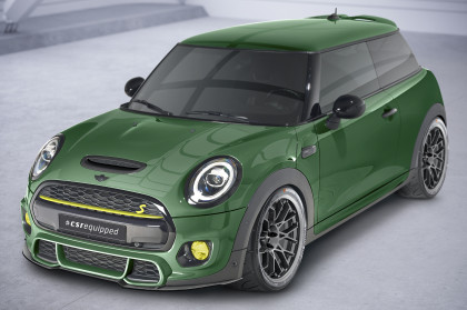 Spoiler pod přední nárazník CSR CUP pro Mini F55, F56, F57 JCW-Trim / JCW 2018-2021 - carbon look lesklý