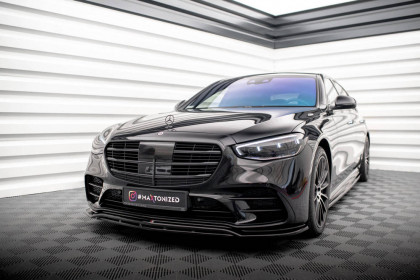 Spojler pod nárazník lipa Mercedes-Benz S AMG-Line W223 černý lesklý plast