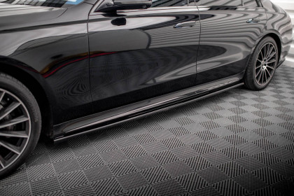 Prahové lišty Mercedes-Benz S Long AMG-Line V223 carbon look