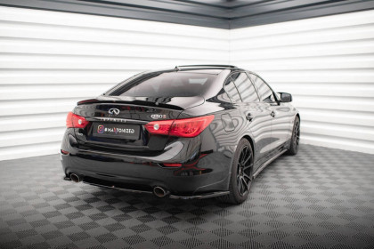 Splittery zadní boční Infiniti Q50 S Mk1 carbon look