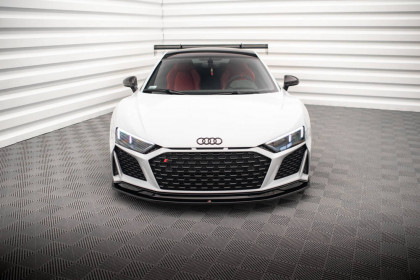 Spojler pod nárazník lipa V.2 Audi R8 Mk2 Facelift černý lesklý plast