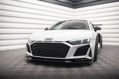 Spojler pod nárazník lipa V.3 Audi R8 Mk2 Facelift černý lesklý plast