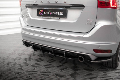 Spoiler zadního nárazníku Street pro Volvo XC60 R-Design Mk1 Facelift červený