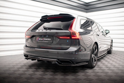 Prodloužení spoileru Volvo V90 R-Design Mk2 carbon look