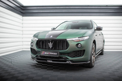 Spojler pod nárazník lipa V.1 Maserati Levante Mk1 carbon look