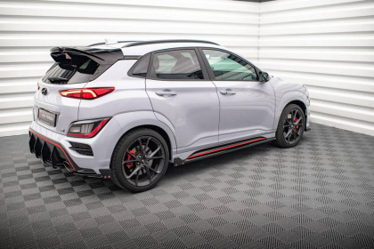 Prahové lišty V.1+flaps Hyundai Kona N Mk1 carbon look