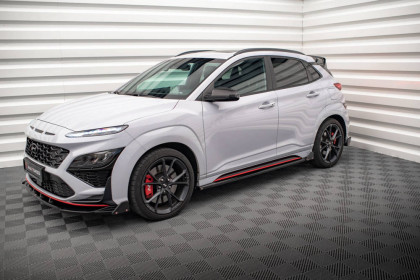 Prahové lišty V.1+flaps Hyundai Kona N Mk1 carbon look