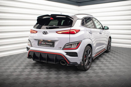 Spoiler zadního nárazníku Street pro Hyundai Kona N Mk1 černo červený