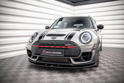 Spojler pod nárazník lipa V.2 Mini Cooper Clubman John Cooper Works F54 černý lesklý plast