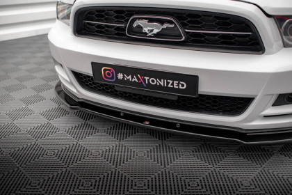 Spojler pod nárazník lipa Ford Mustang Mk5 Facelift černý lesklý plast