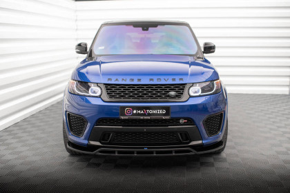 Spojler pod nárazník lipa V.2 Land Rover Range Rover Sport SVR Mk2 černý lesklý plast