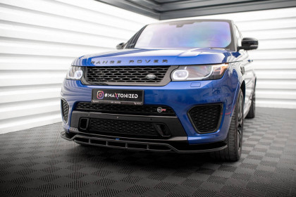 Spojler pod nárazník lipa V.2 Land Rover Range Rover Sport SVR Mk2 černý lesklý plast