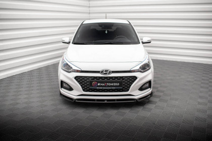 Spojler pod nárazník lipa V.2 Hyundai I20 Mk2 Facelift carbon look