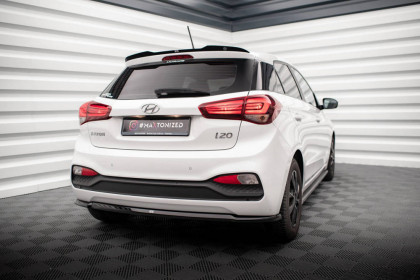 Spoiler zadního nárazniku Hyundai I20 Mk2 Facelift černý lesklý plast