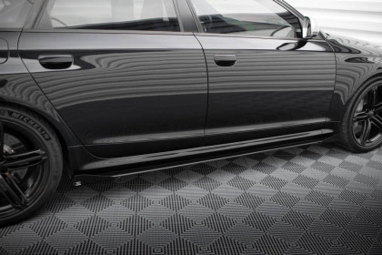 Prahové lišty Street pro + flaps Audi RS6 Avant C6