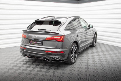 Prodloužení spoileru horní Audi SQ5 Sportback Mk2 Facelift černý lesklý plast