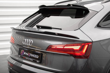 Prodloužení spoileru spodní Audi SQ5 Sportback Mk2 Facelift carbon look