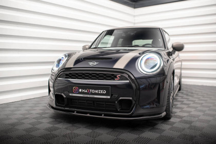 Spojler pod nárazník lipa V.1 Mini Cooper S F56 Facelift černý lesklý plast