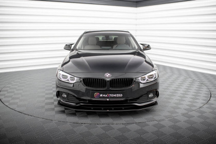 Street pro spojler pod nárazník lipa BMW 4 Gran Coupe F36 černo červený