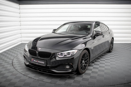 Street pro spojler pod nárazník lipa BMW 4 Gran Coupe F36 černo červený