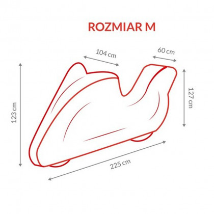 Ochranná plachta na motocykl Protector M