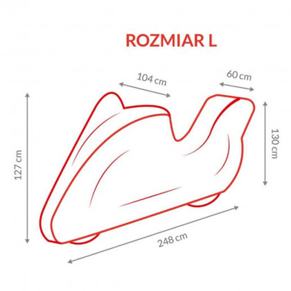 Ochranná plachta na motocykl Protector L