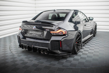 Splittery zadní boční V.3 BMW M2 G87 černý lesklý plast