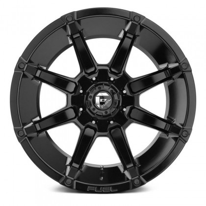 Alloy wheel D556 Coupler Matte Black/Double Dark Tint Fuel