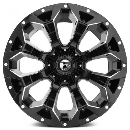 Alloy wheel D576 Assault Gloss Black Milled Fuel