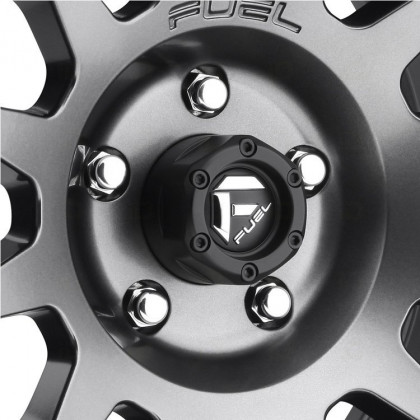 Alloy wheel D601 Vector Matte Gunmetal/Black Bead Ring Fuel