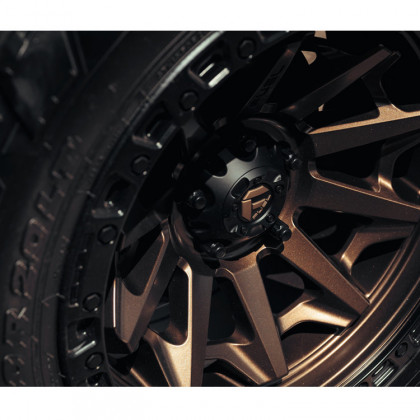 Alloy wheel D696 Covert Matte Bronze/Black Bead Ring Fuel