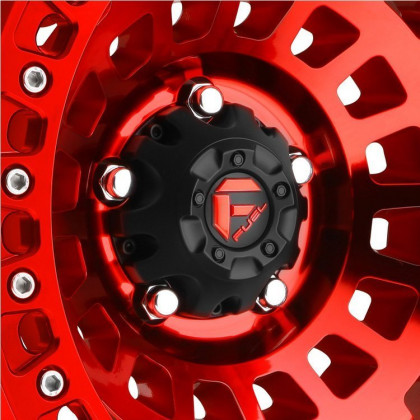 Alloy wheel D100 Zephyr Beadlock Candy Red Fuel