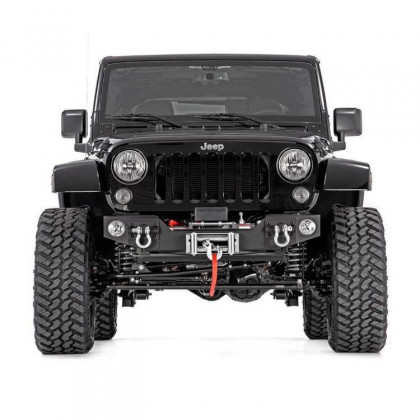 Front bumper with winch plate and fog light mounts stubby Rough Country